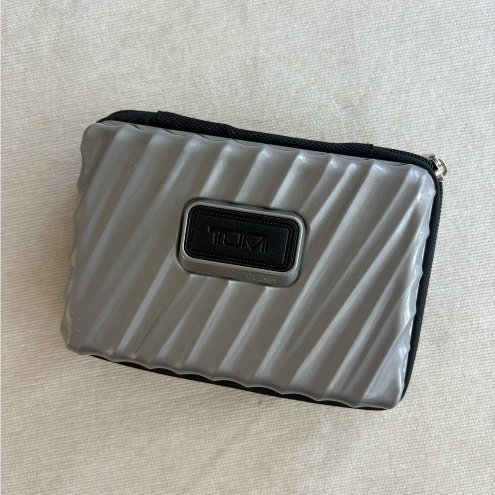 Tumi Silver and Black Travel Organizer